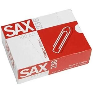 SAX 236 Paper Clips, 50mm, Pack of 100